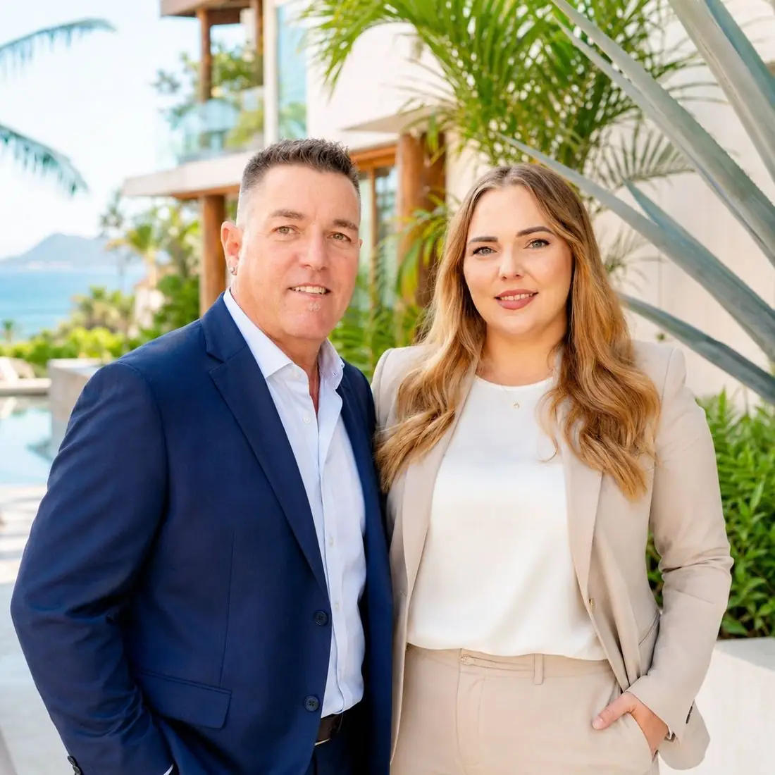 Hannah López and Tom Gordon