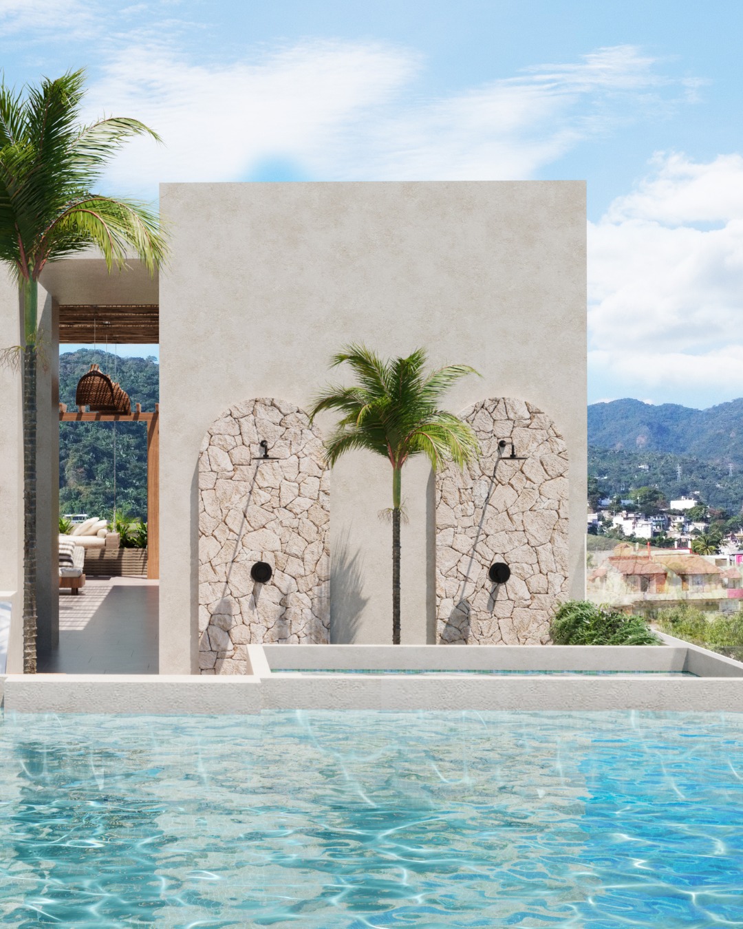 Trópico 1371 rooftop pool deck